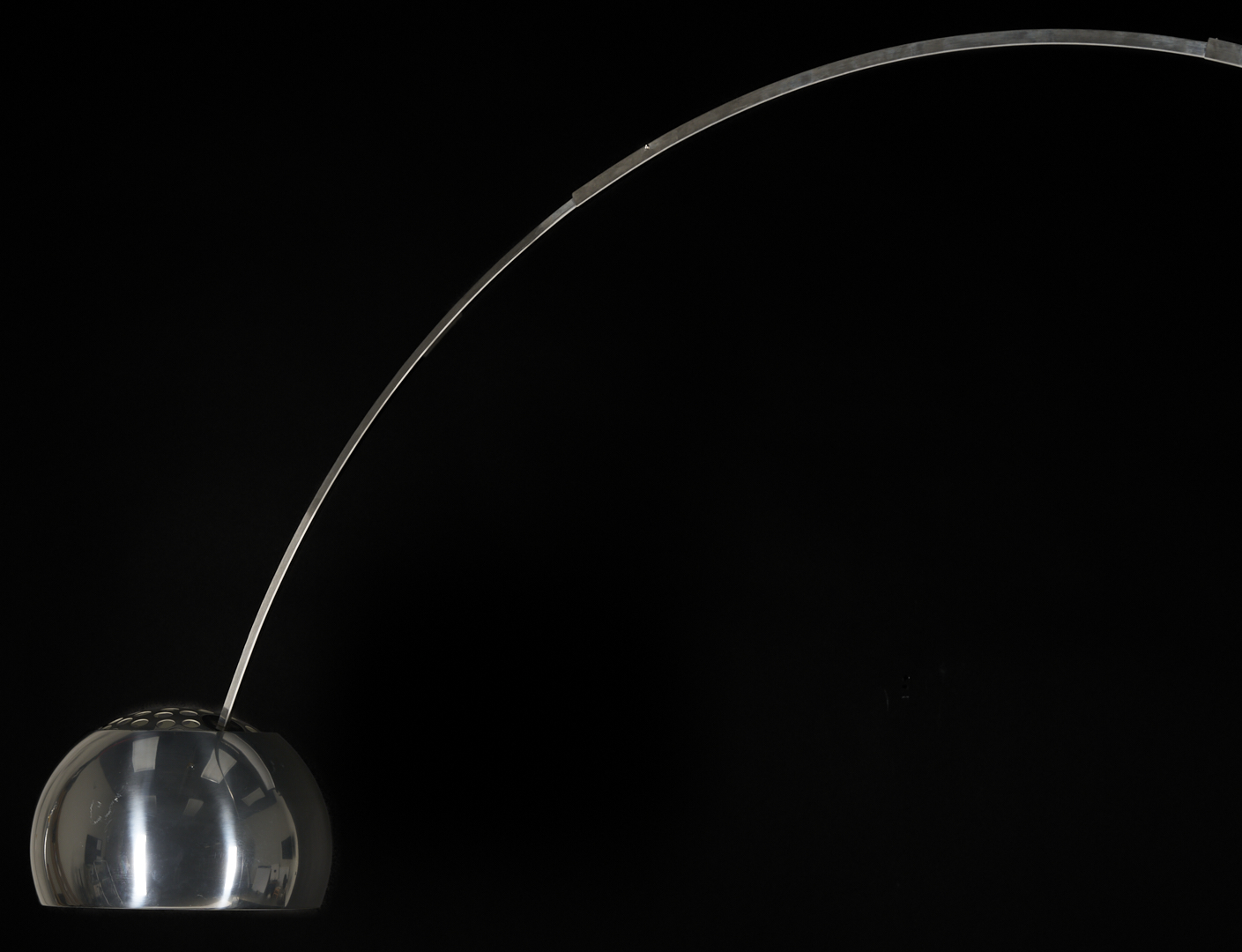 Lot 391: Italian Castiglioni Arco Floor Lamp w/ Marble Base, Mid-Century