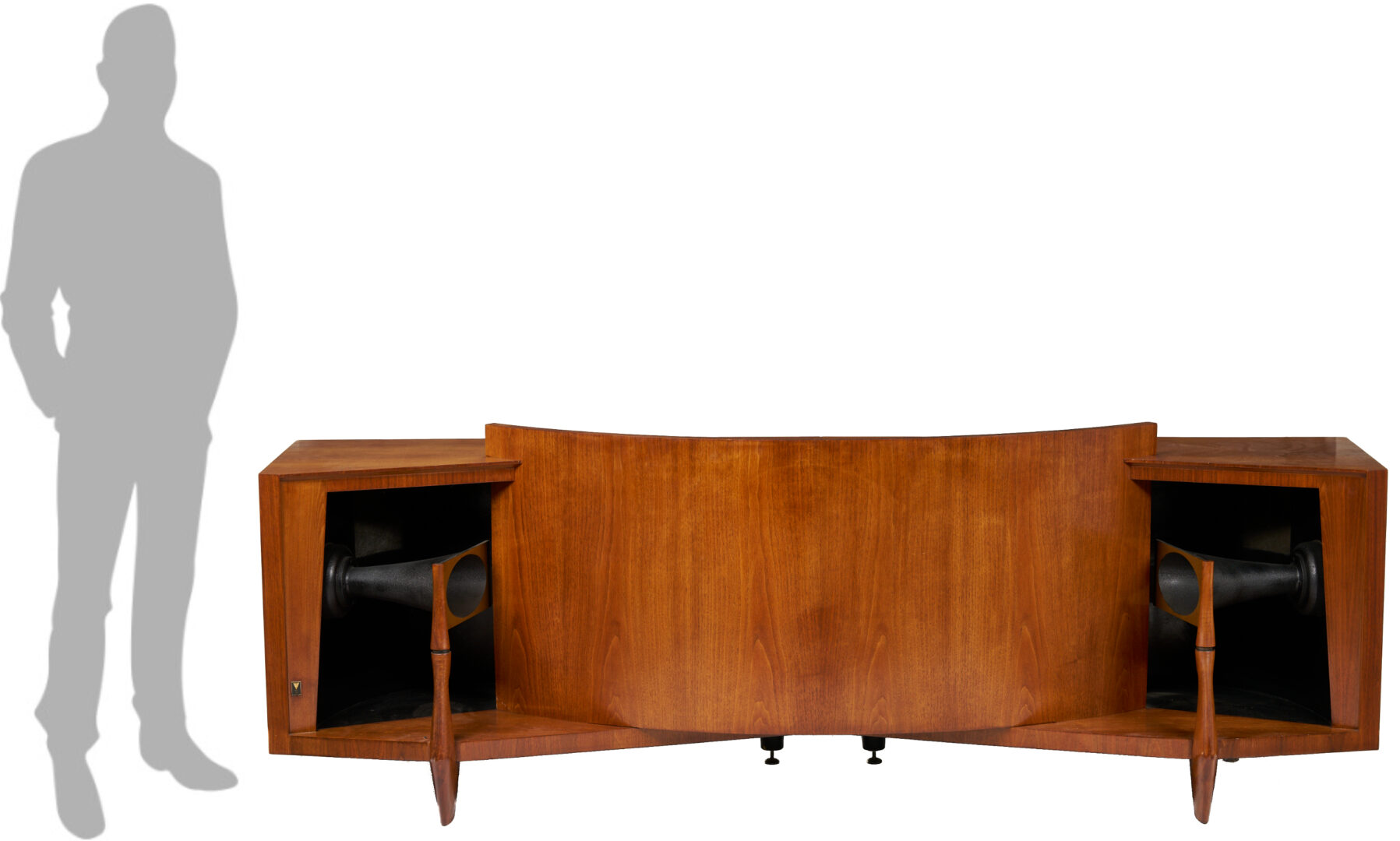 Lot 392: Mid Century JBL Paragon D44000 Speaker Enclosure