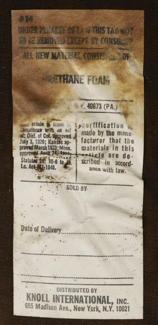 Lot 394: Four Knoll Mid Century Bertoia Diamond Chairs