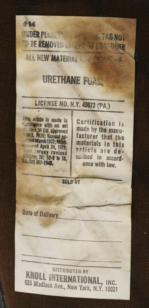 Lot 394: Four Knoll Mid Century Bertoia Diamond Chairs