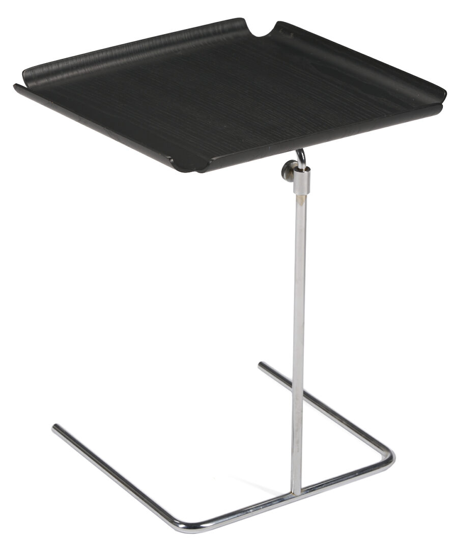 Lot 396: 2 Herman Miller Side Tables, Tray & LTR