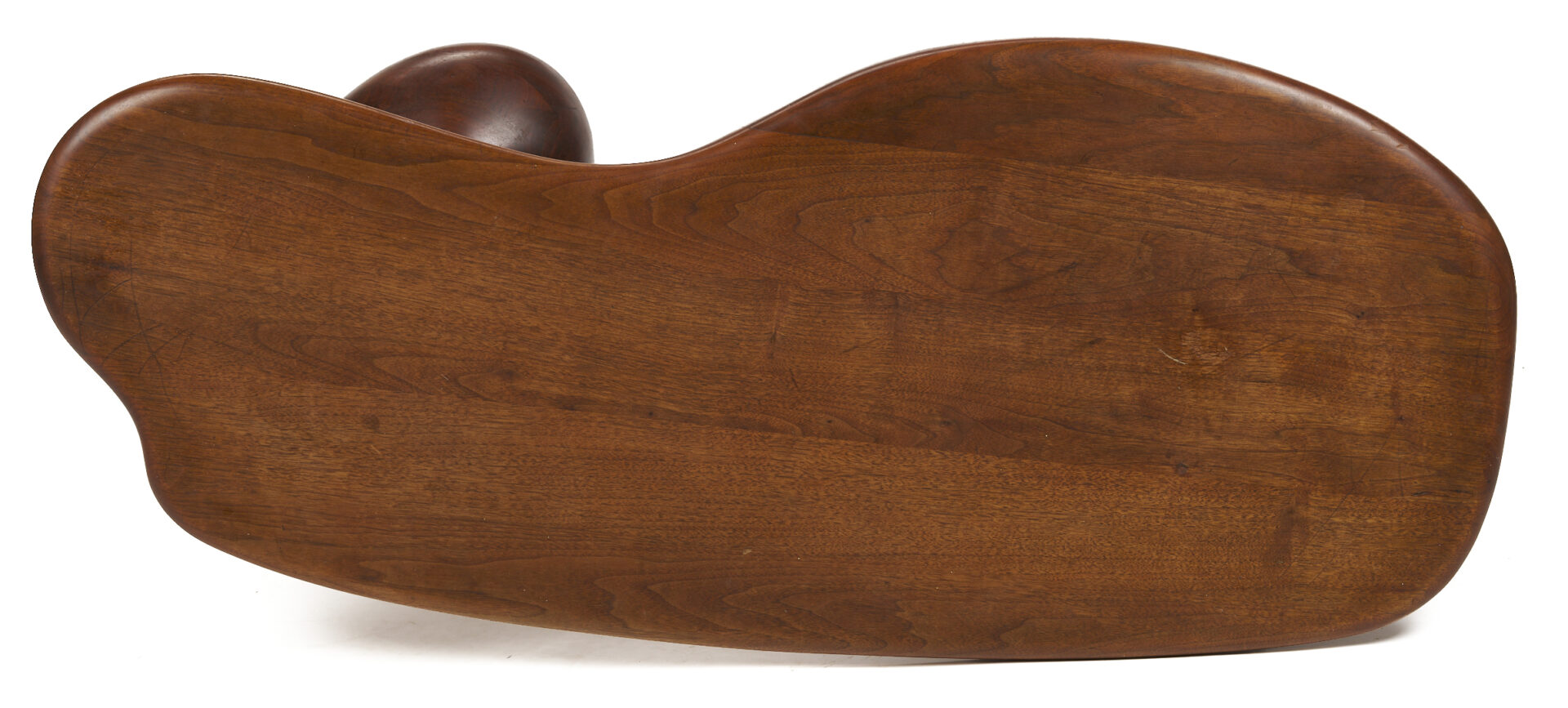 Lot 397: Mid Century Walnut Coffee Table, Style of Robert Worth or Wendell Castle