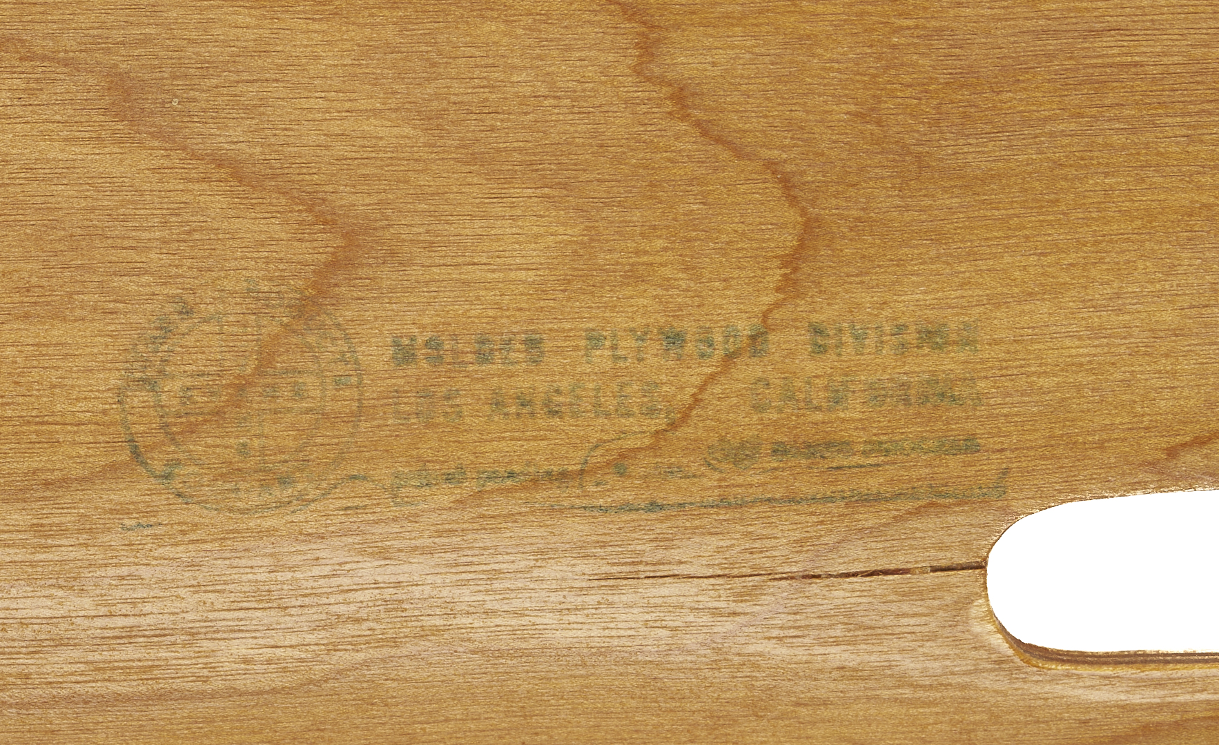 Lot 399: Marked Eames Molded Leg Splint