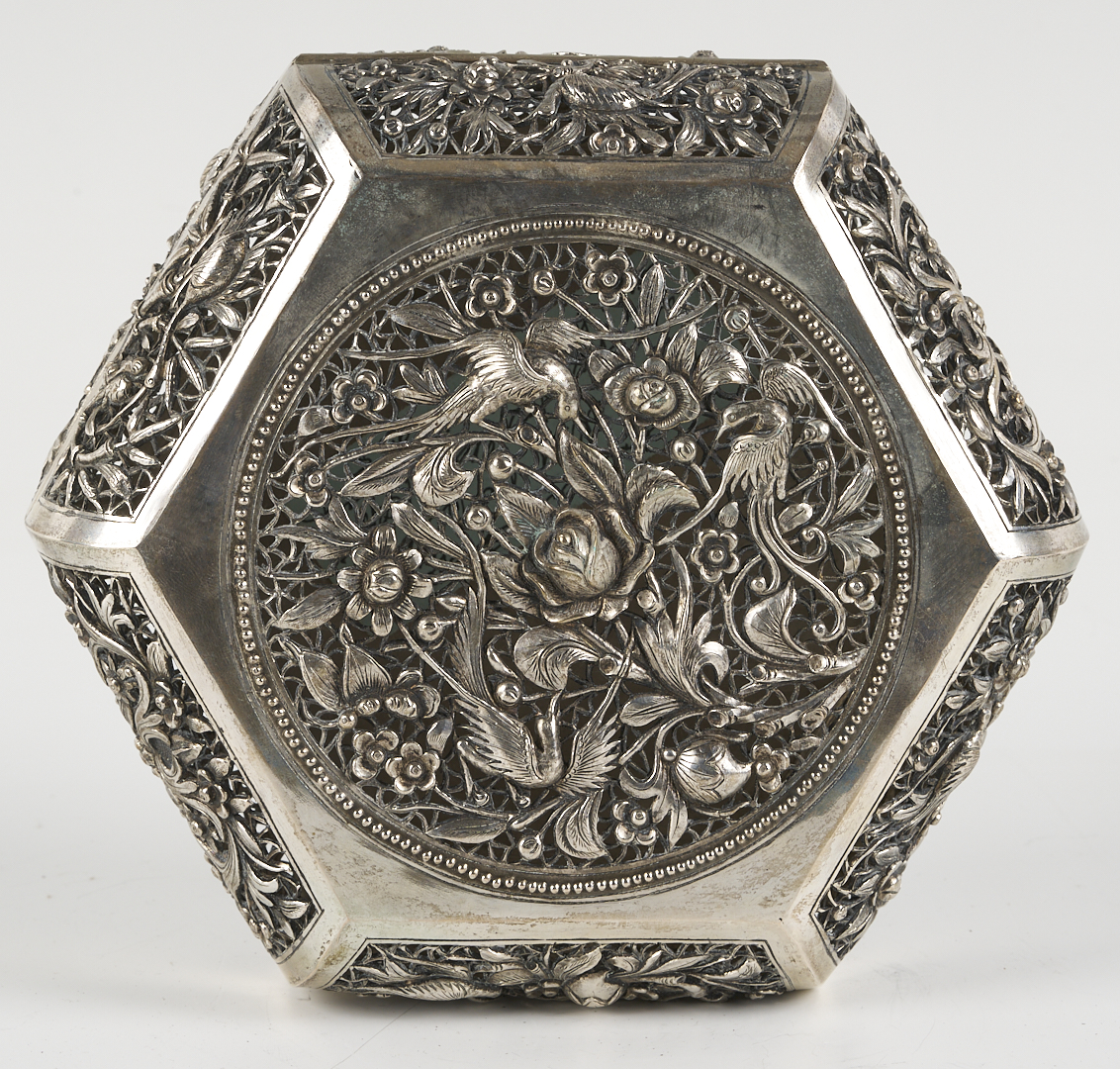 Lot 3: Chinese Export Silver Box