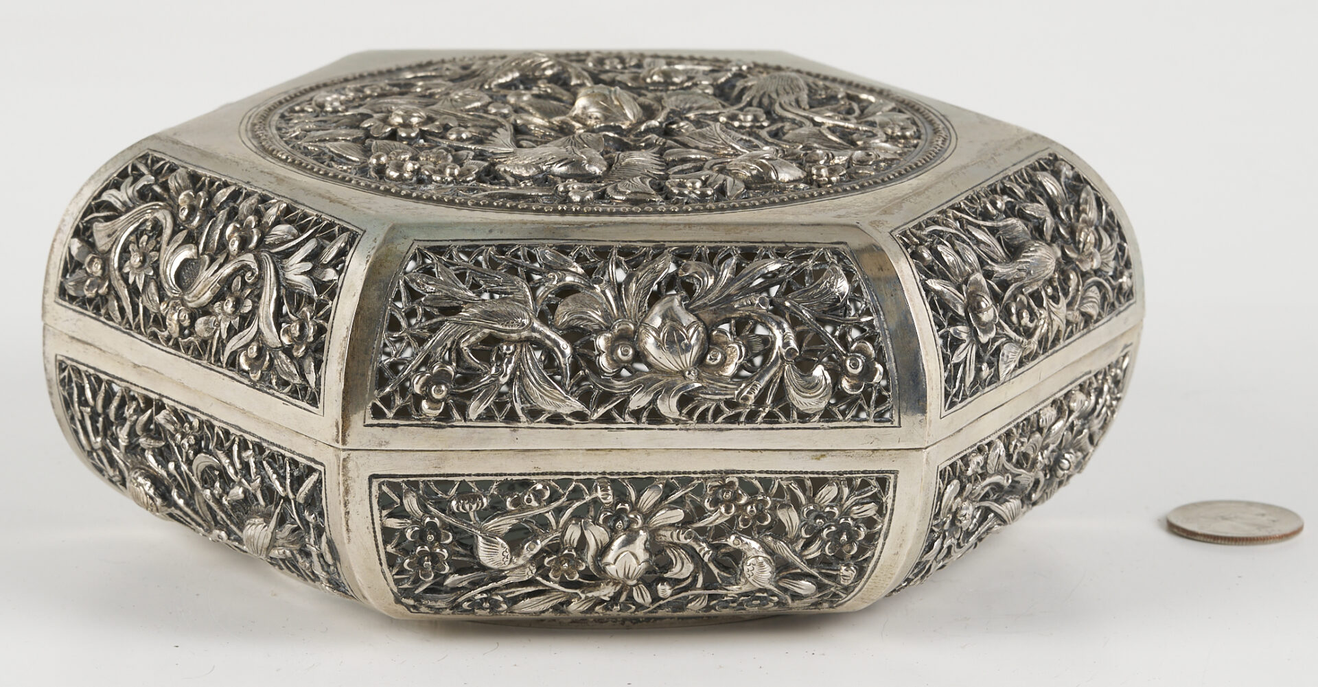 Lot 3: Chinese Export Silver Box