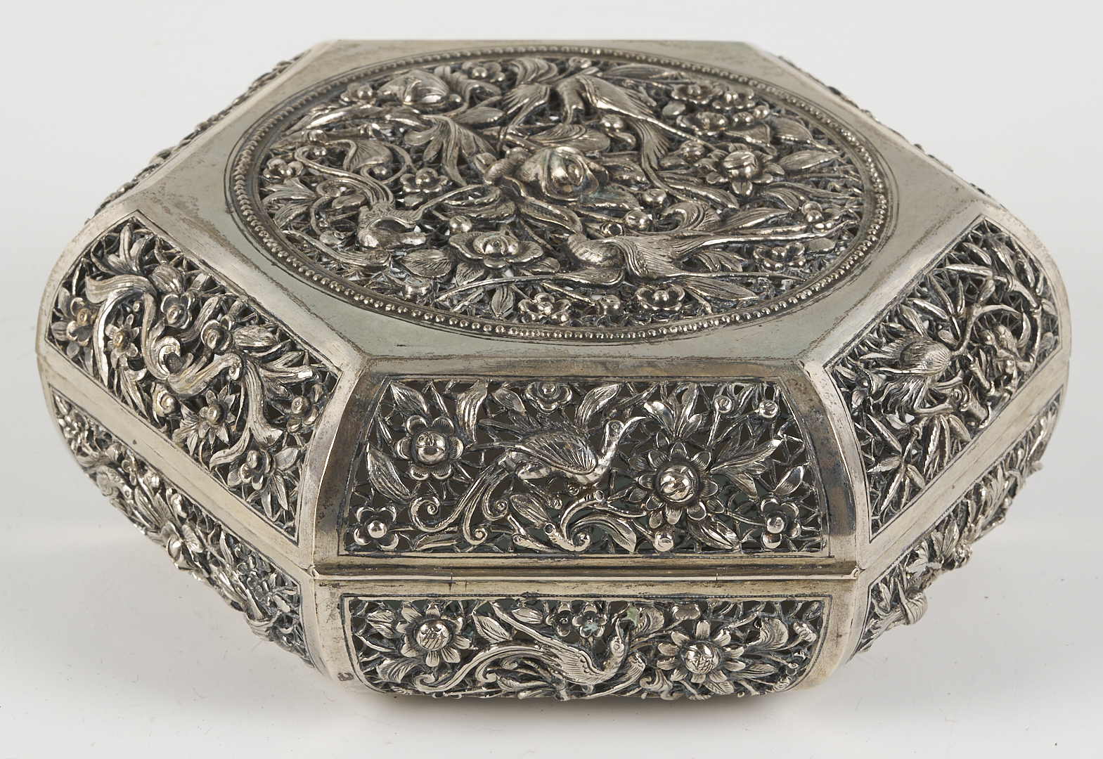 Lot 3: Chinese Export Silver Box