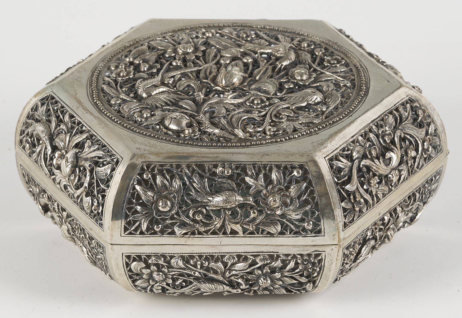 Lot 3: Chinese Export Silver Box