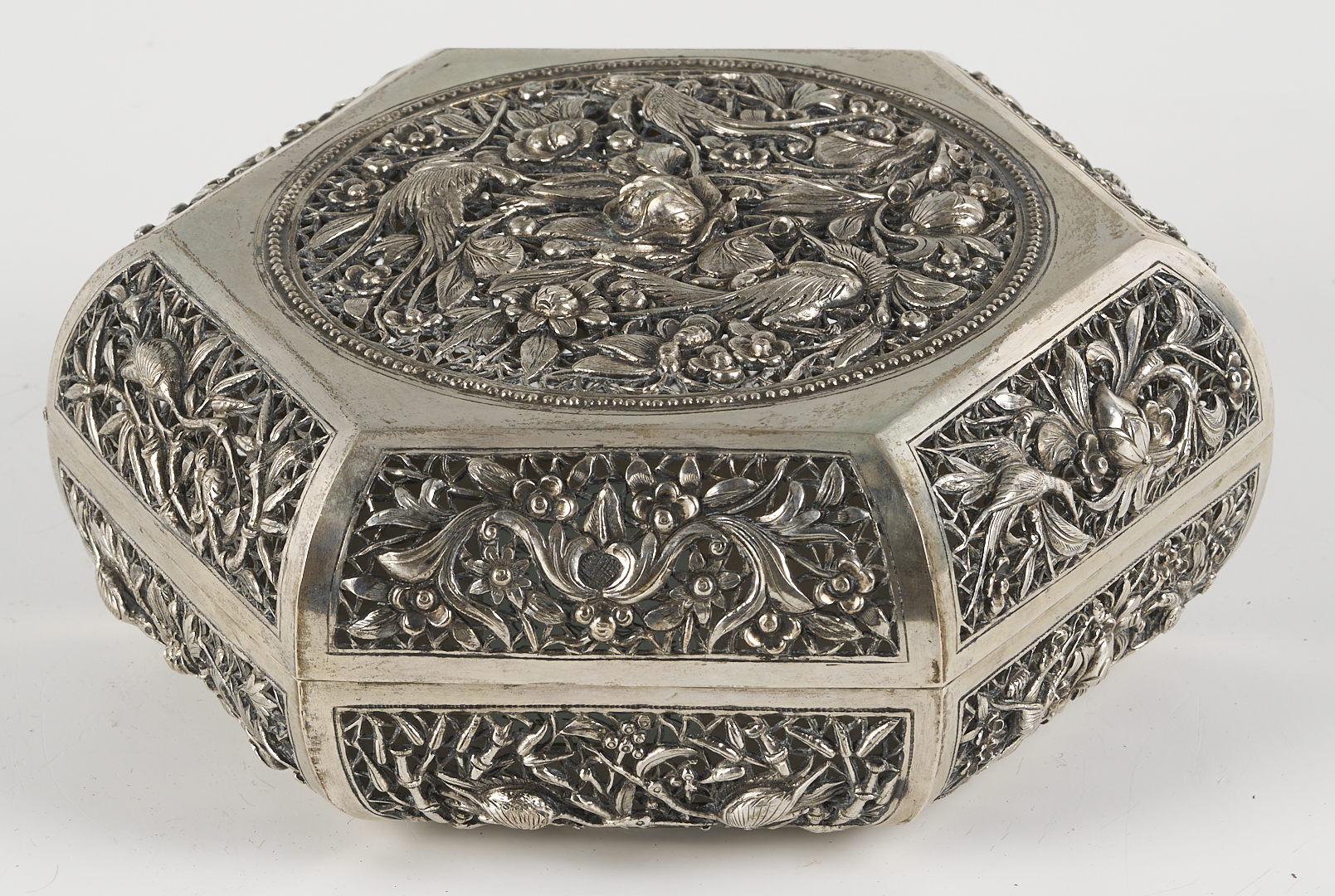 Lot 3: Chinese Export Silver Box