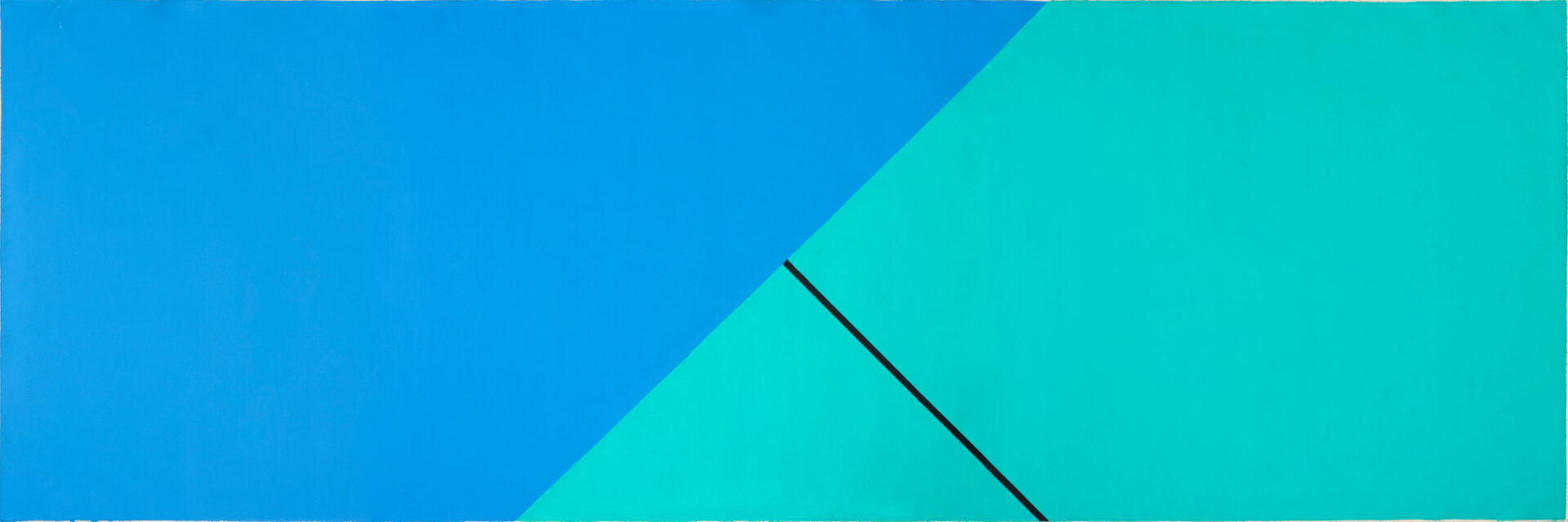 Lot 400: Monumental Olivier Mosset Painting, Too Little Too Late, 1986, ex-Margo Leavin/John Gibson