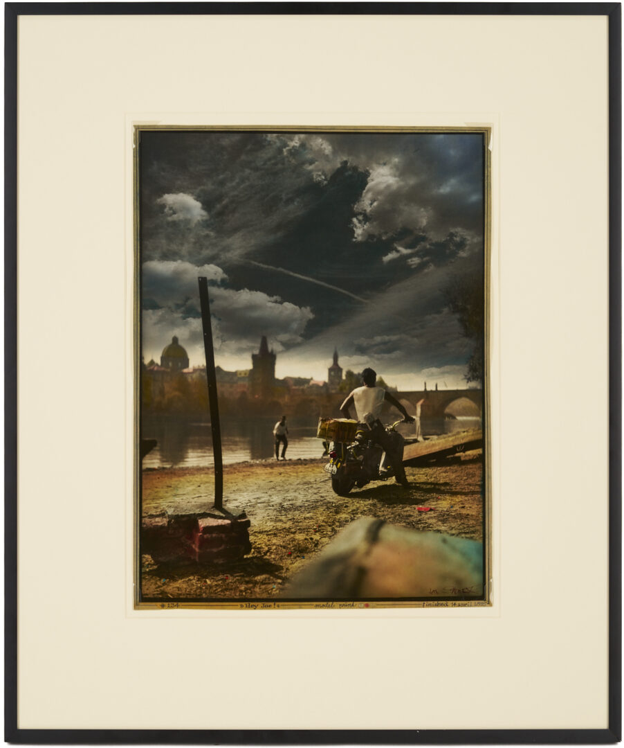 Lot 408: Jan Saudek Tinted Photograph, Hey Joe!