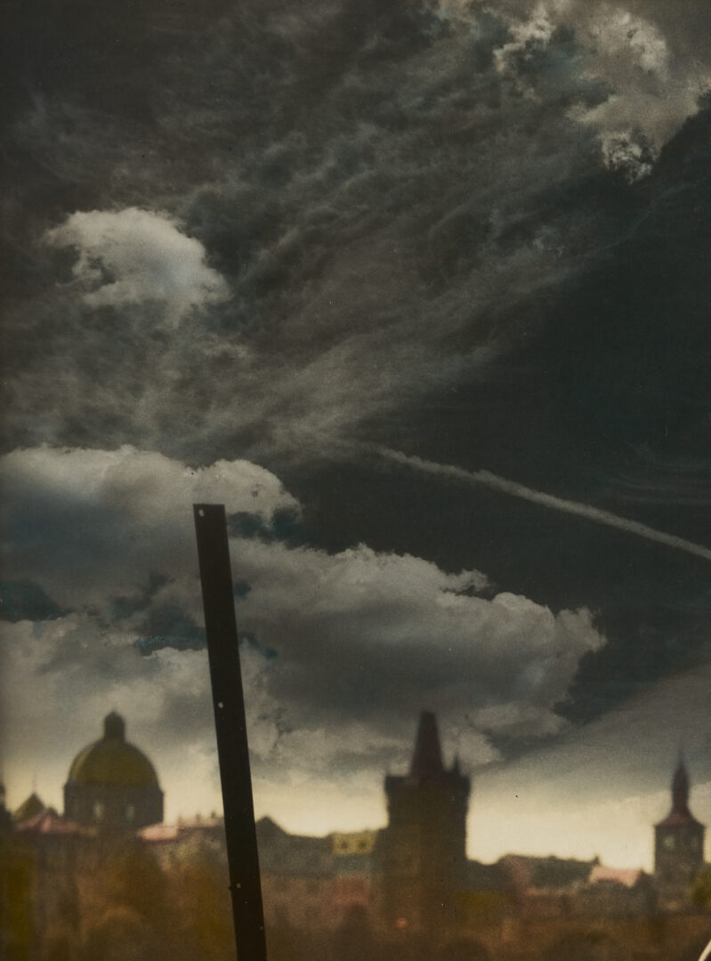 Lot 408: Jan Saudek Tinted Photograph, Hey Joe!