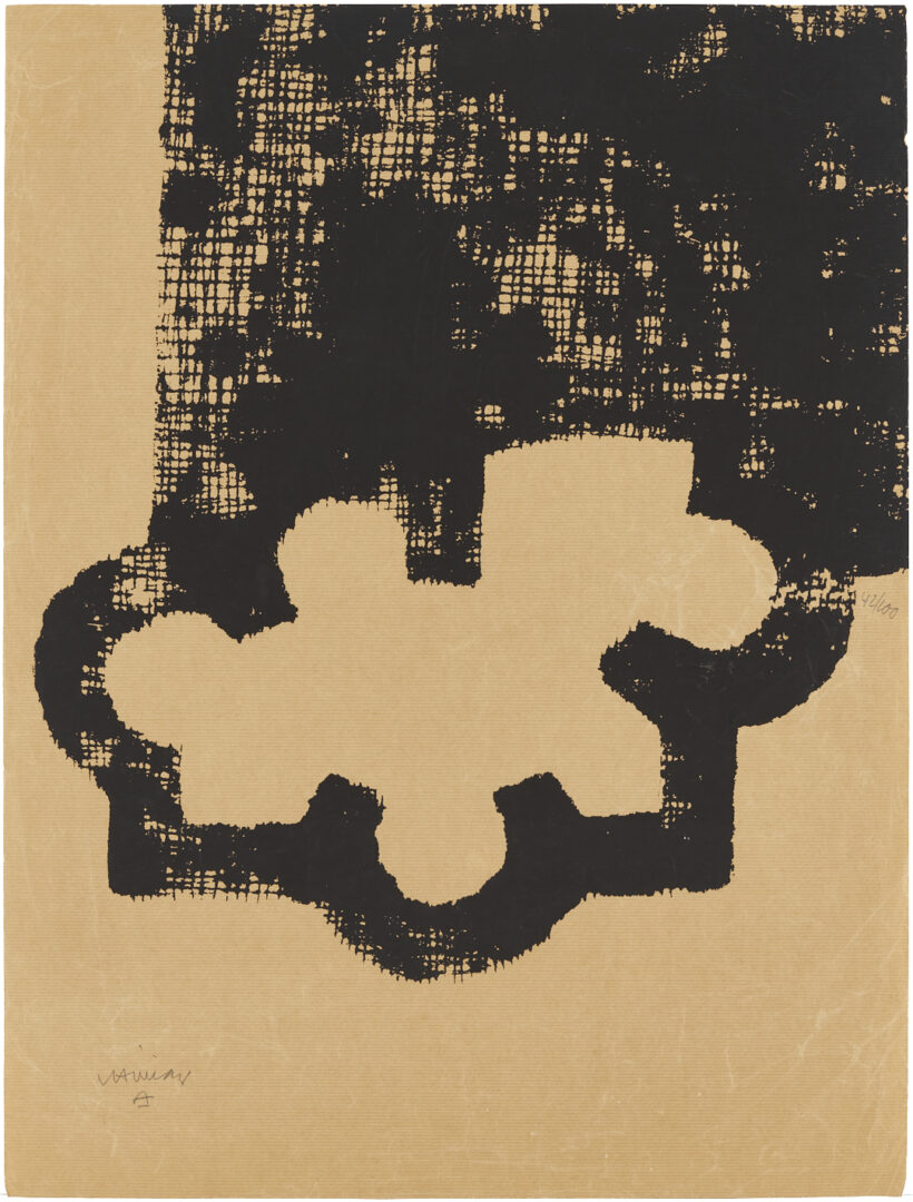 Lot 409: Eduardo Chillida Signed Serigraph, Casa de Goya