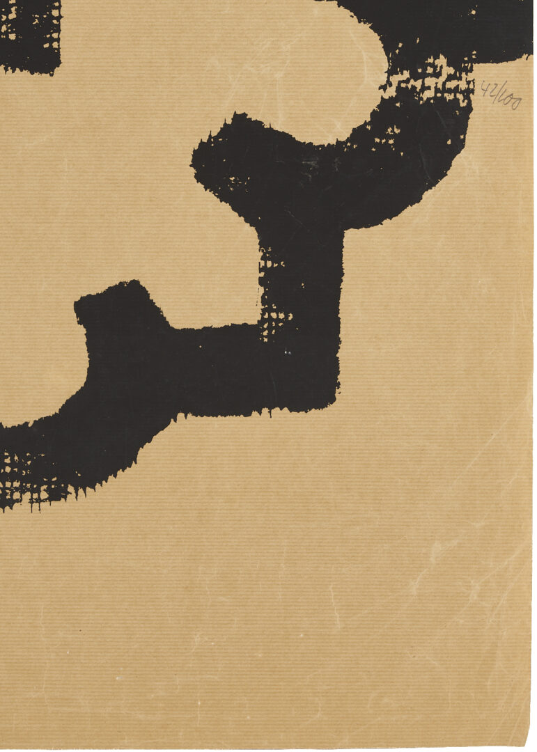 Lot 409: Eduardo Chillida Signed Serigraph, Casa de Goya