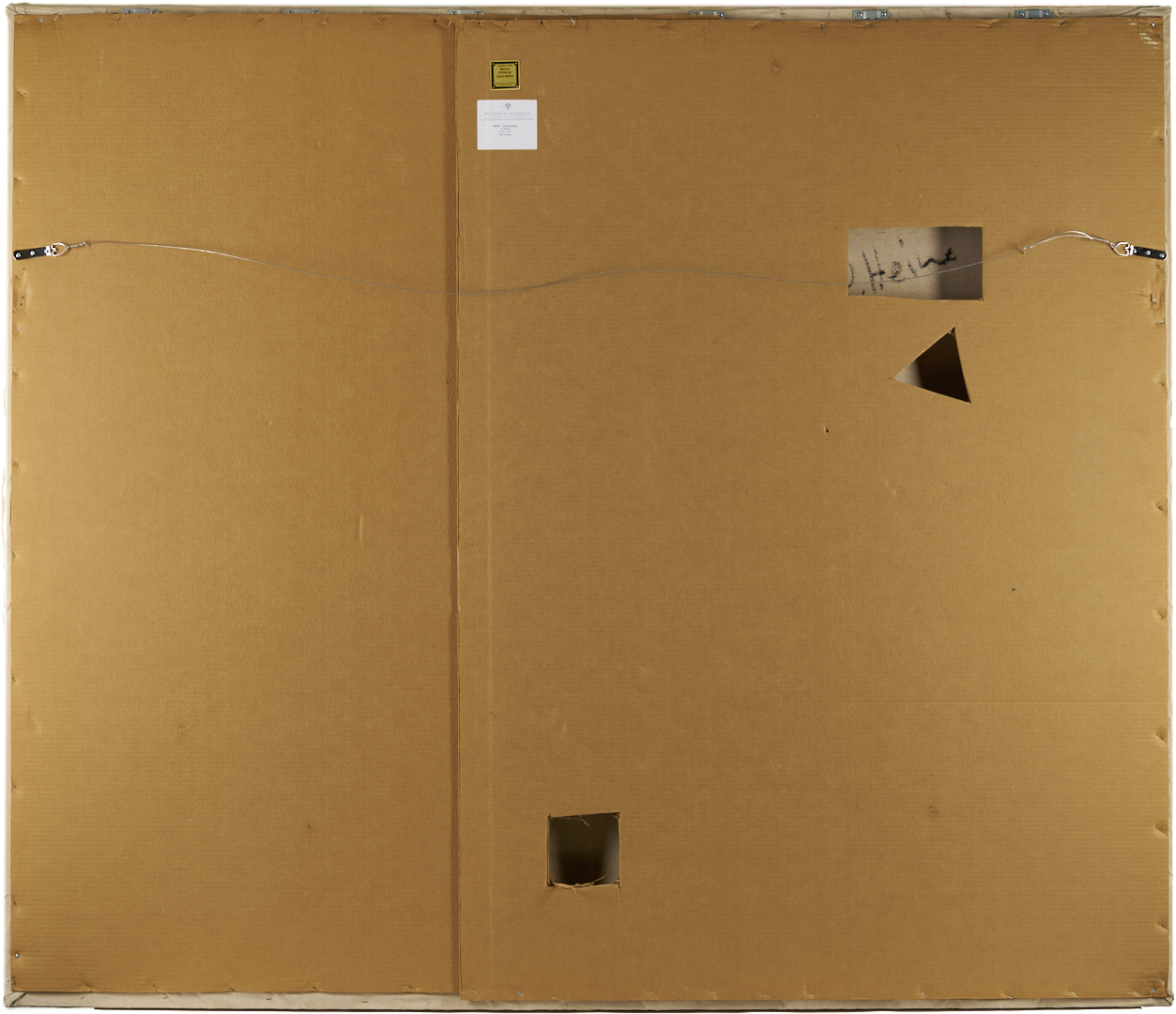 Lot 410: Large Priscilla Heine Oil on Linen Abstract Painting