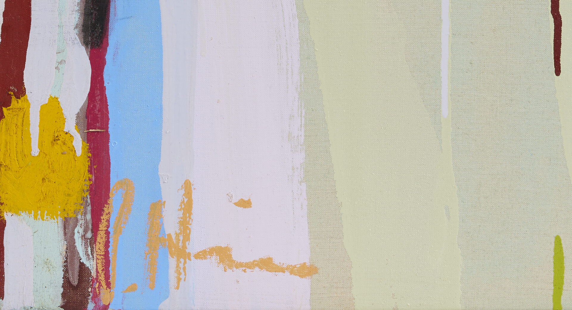 Lot 410: Large Priscilla Heine Oil on Linen Abstract Painting