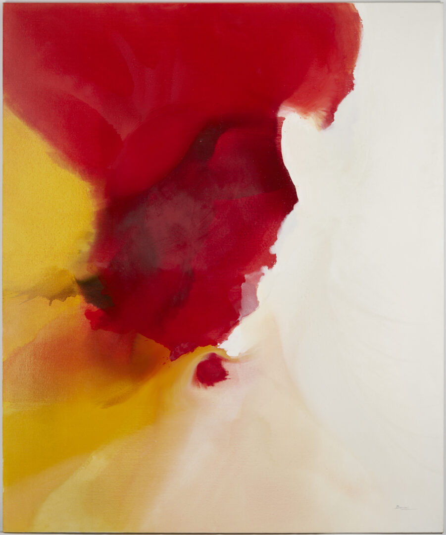 Lot 411: Large, Exhibited Bassmi Ibrahim Abstract Painting, Isness #30