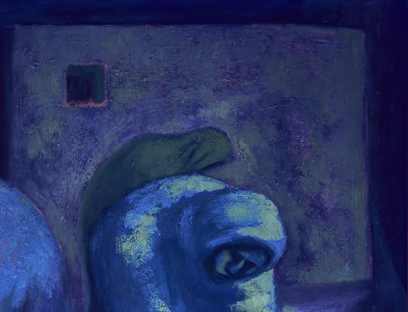 Lot 412: Jose Chavez Morado Large O/C Painting, Ancianas