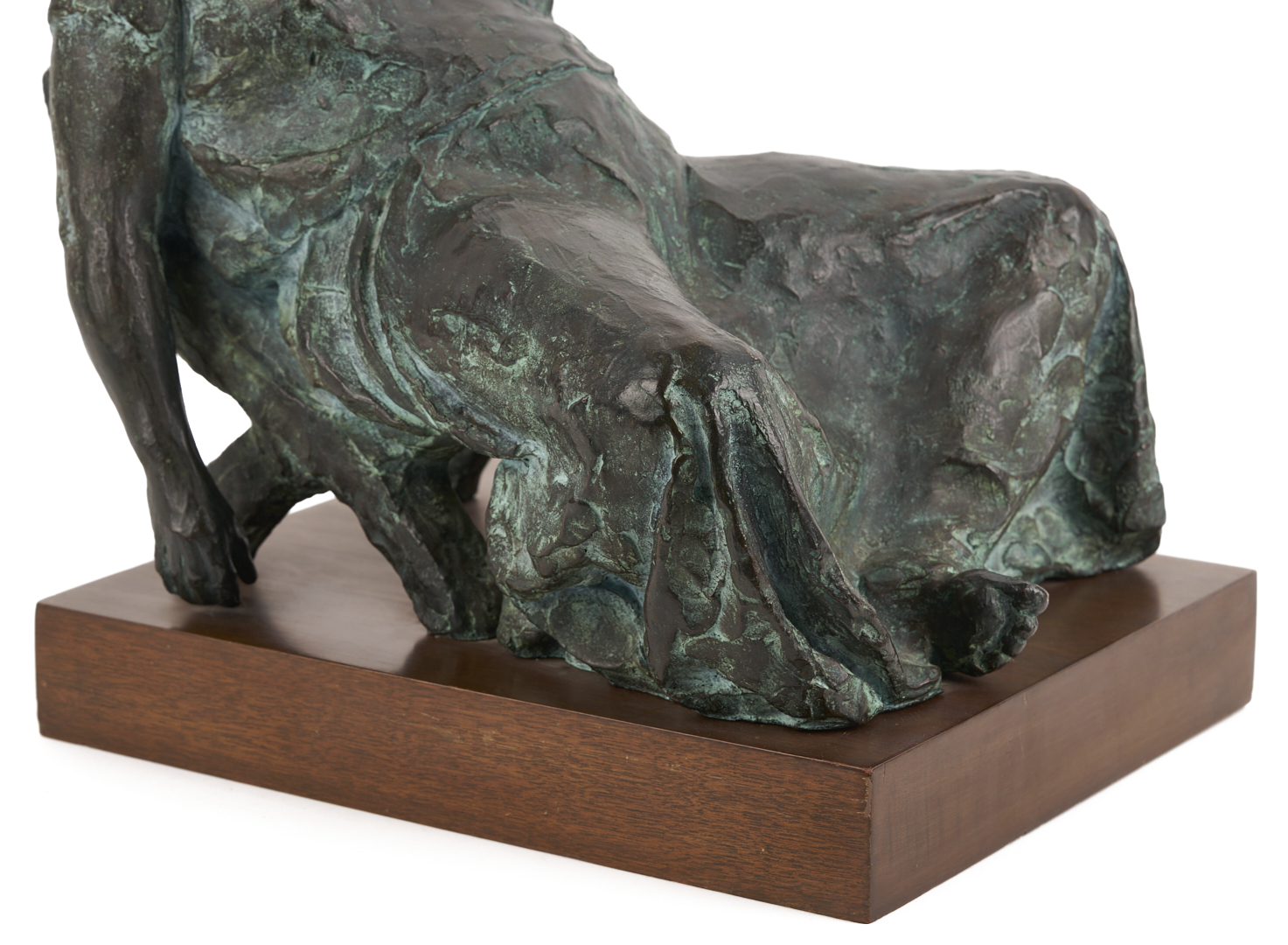 Lot 413: Francisco Zuniga Bronze Sculpture, Evelia en Una Butaca, 1972