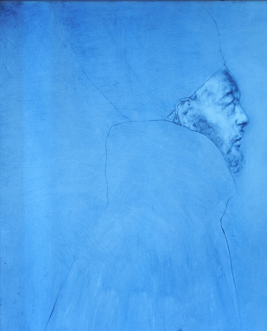 Lot 414: Rafael Coronel mixed media painting, Anomino