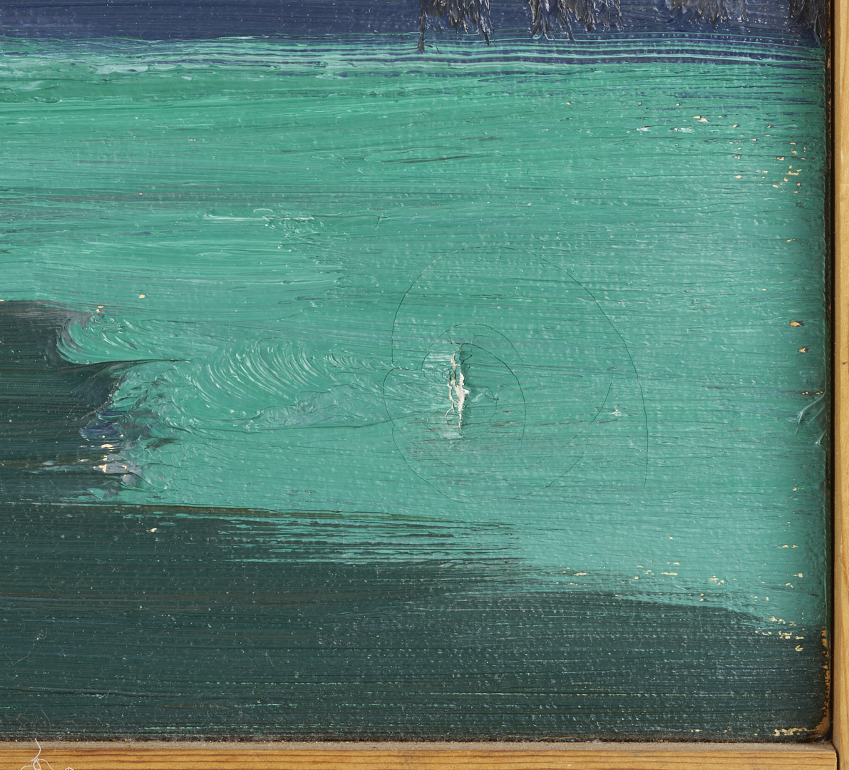Lot 415: Large Larry Cohen O/C California Landscape Painting, View of the Bay, Pacific Palisades