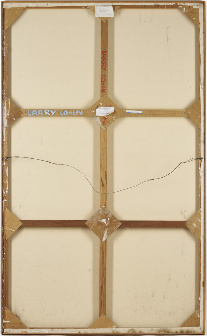 Lot 415: Large Larry Cohen O/C California Landscape Painting, View of the Bay, Pacific Palisades