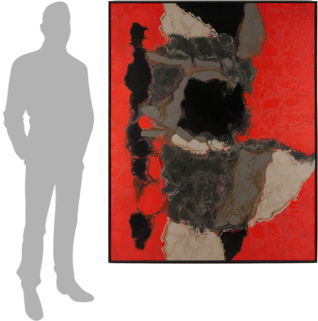 Lot 416: Stanley J. Twardowicz Abstract O/C Painting