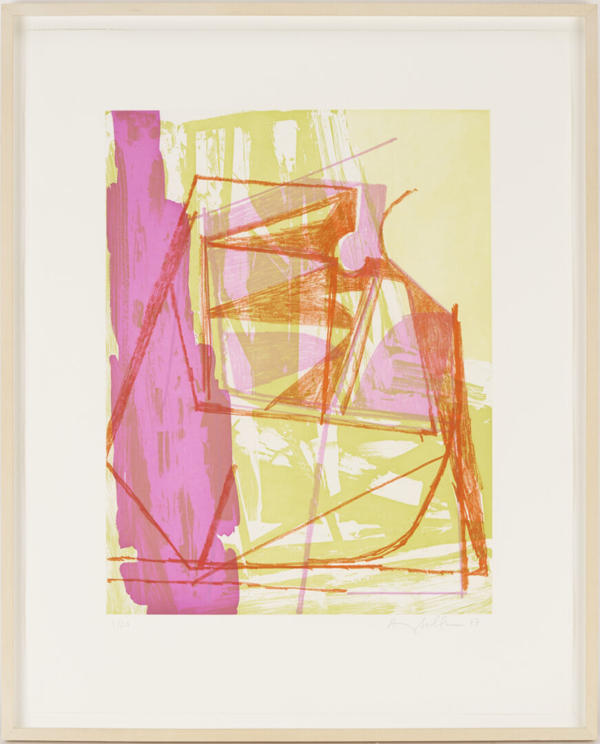 Lot 419: Amy Sillman Abstract Soft Ground Etching, R & E