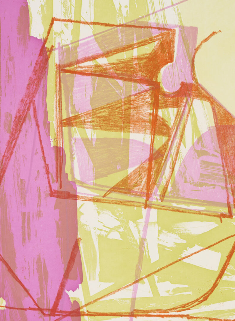 Lot 419: Amy Sillman Abstract Soft Ground Etching, R & E
