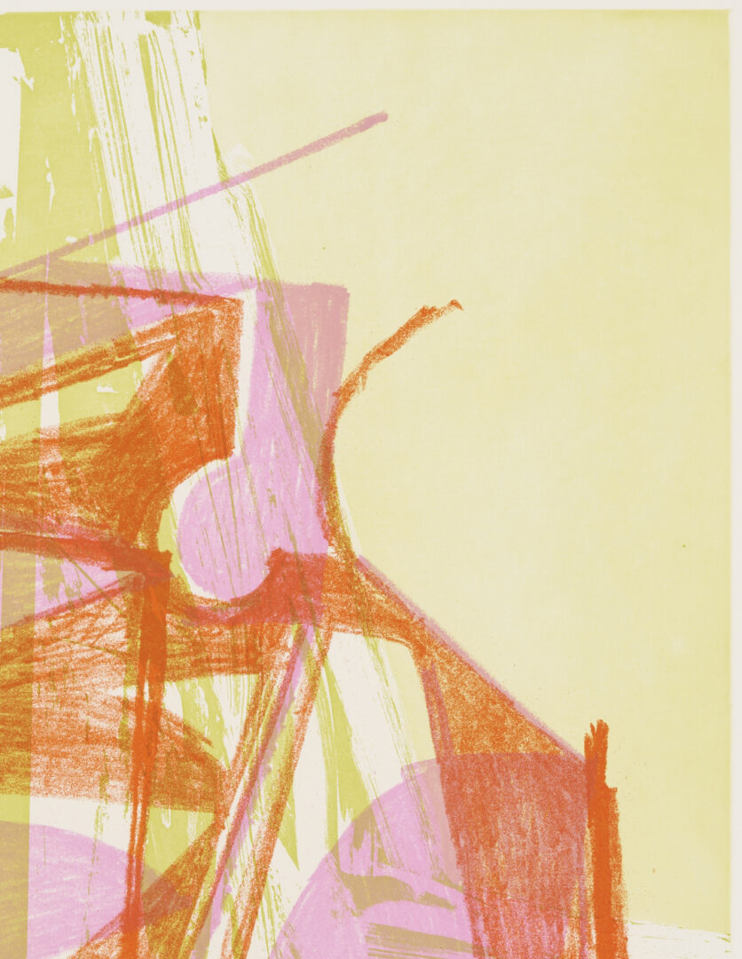 Lot 419: Amy Sillman Abstract Soft Ground Etching, R & E