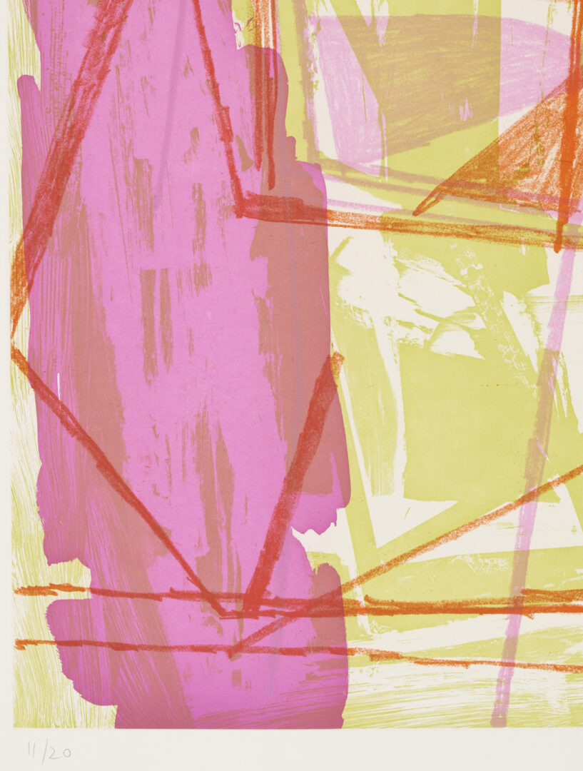 Lot 419: Amy Sillman Abstract Soft Ground Etching, R & E