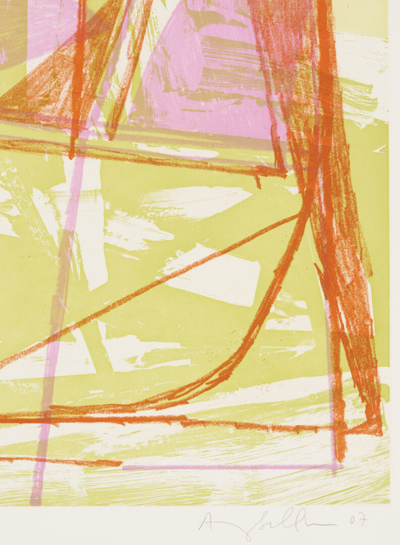 Lot 419: Amy Sillman Abstract Soft Ground Etching, R & E