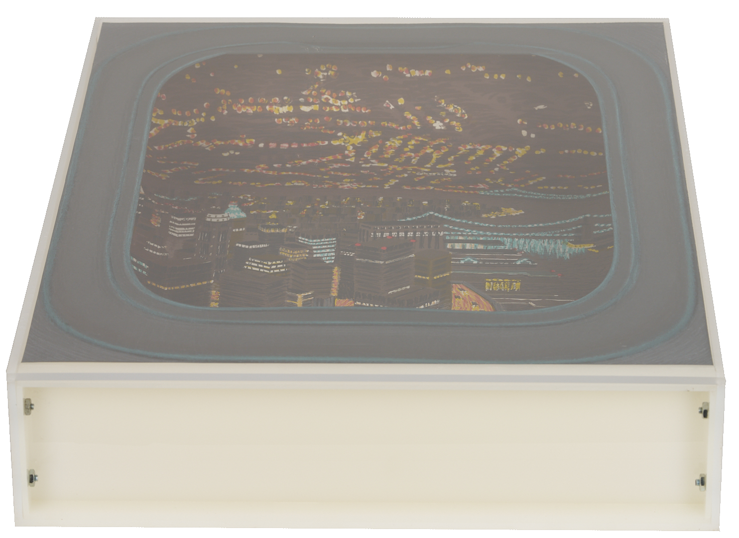 Lot 421: 2 Yvonne Jacquette Cased Lithos: Manhattan, Dawn and Night