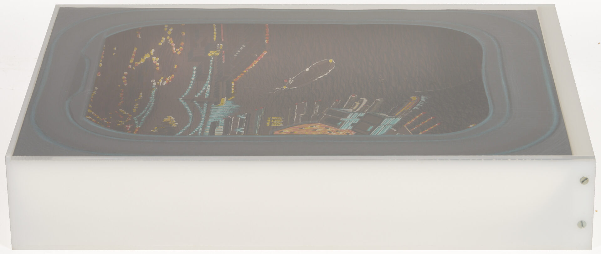 Lot 421: 2 Yvonne Jacquette Cased Lithos: Manhattan, Dawn and Night