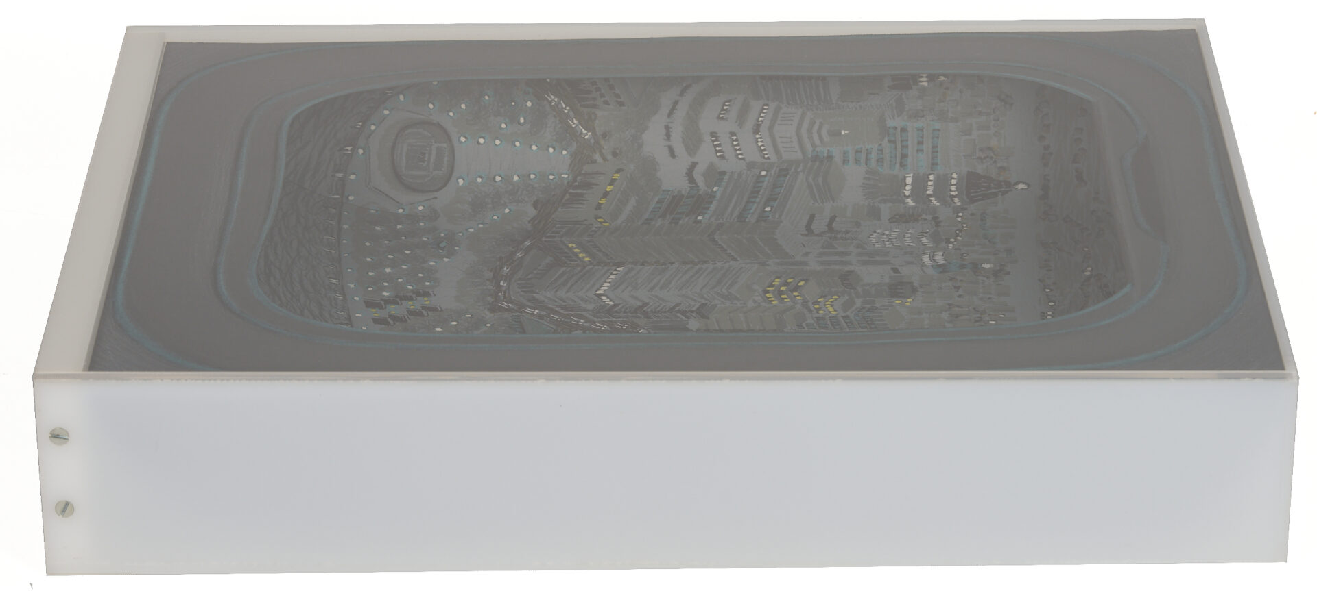 Lot 421: 2 Yvonne Jacquette Cased Lithos: Manhattan, Dawn and Night