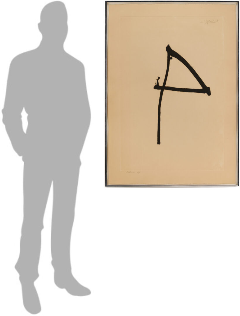 Lot 423: Large Robert Motherwell Abstract Expressionist Etching & Aquatint