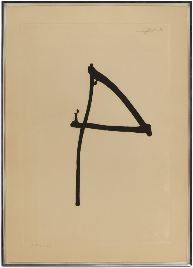 Lot 423: Large Robert Motherwell Abstract Expressionist Etching & Aquatint