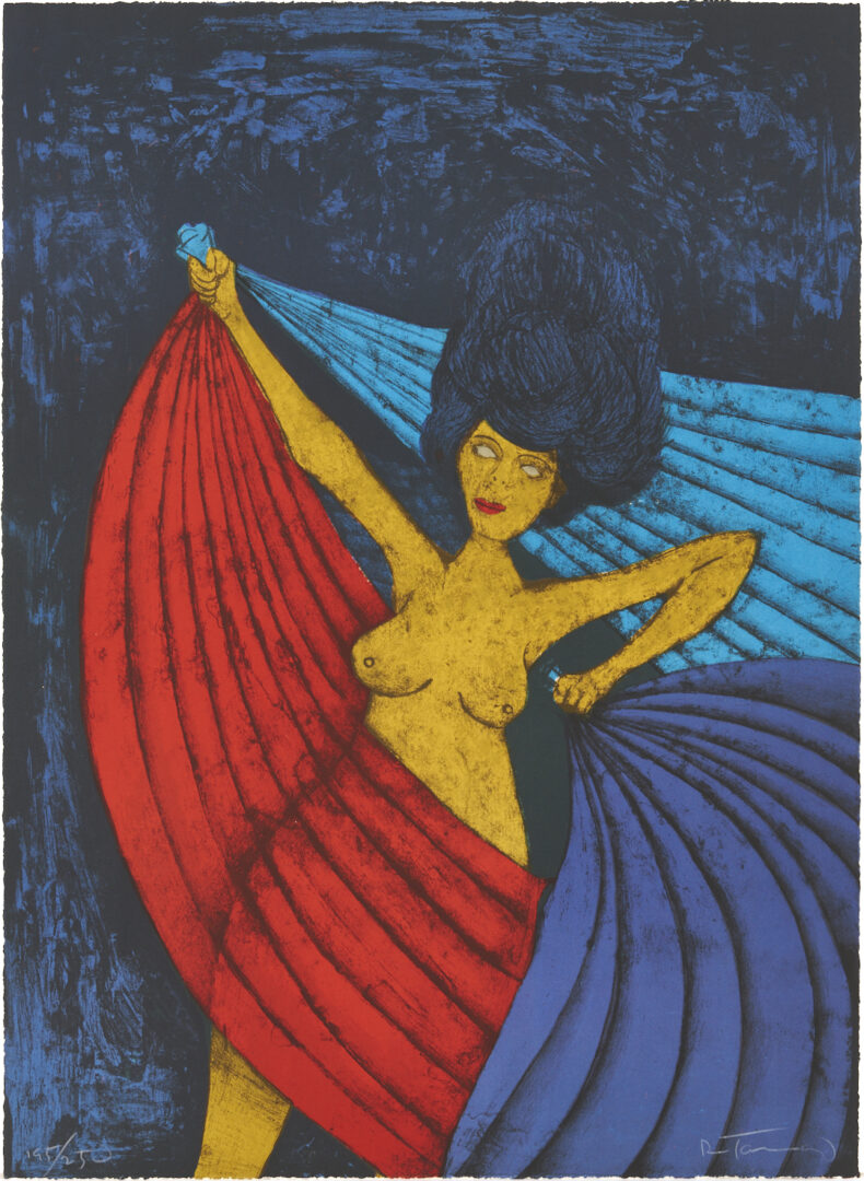 Lot 425: Rufino Tamayo Lithograph, Salome from the Metropolitan Opera Fine Art II Portfolio