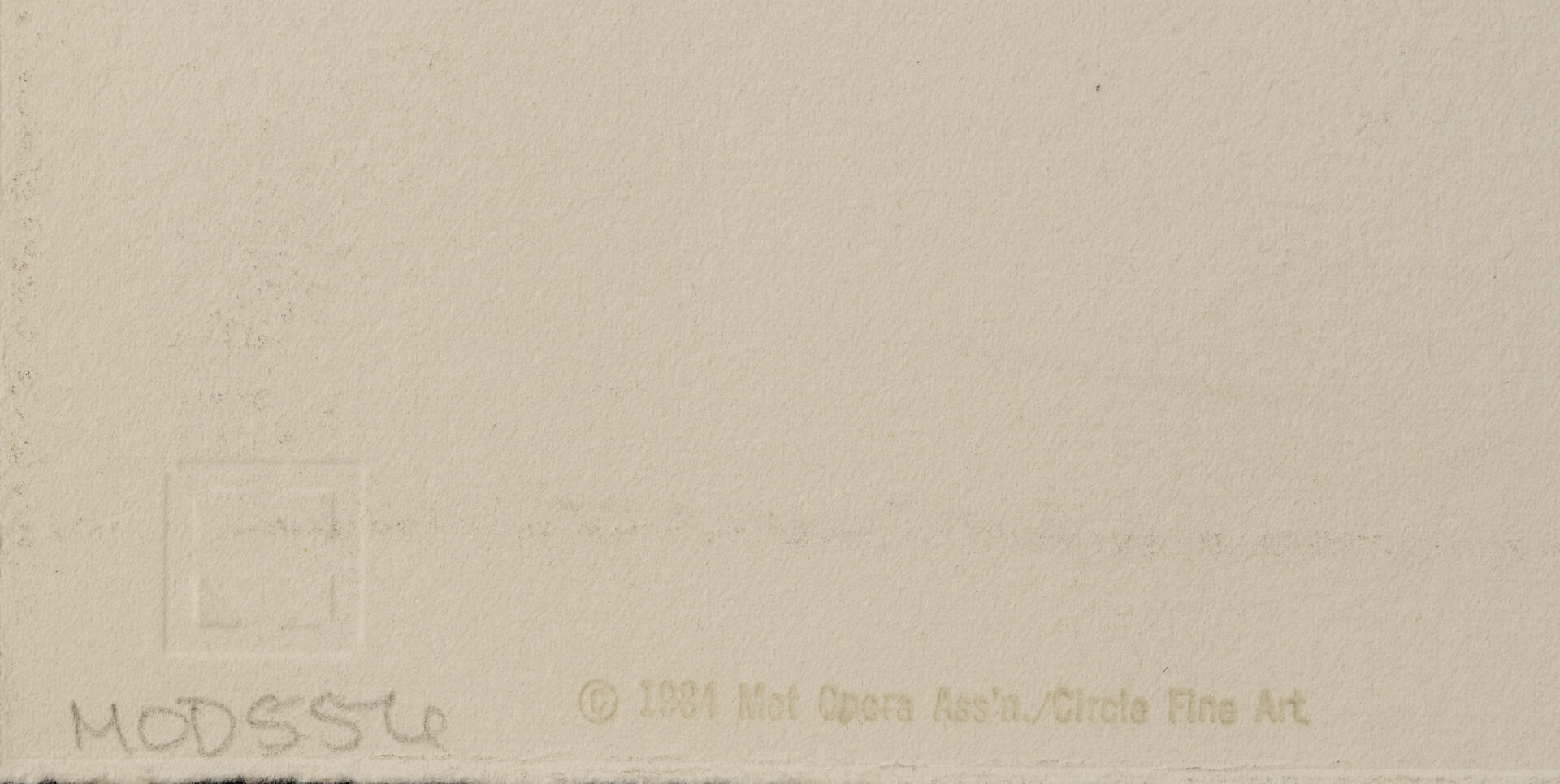 Lot 425: Rufino Tamayo Lithograph, Salome from the Metropolitan Opera Fine Art II Portfolio