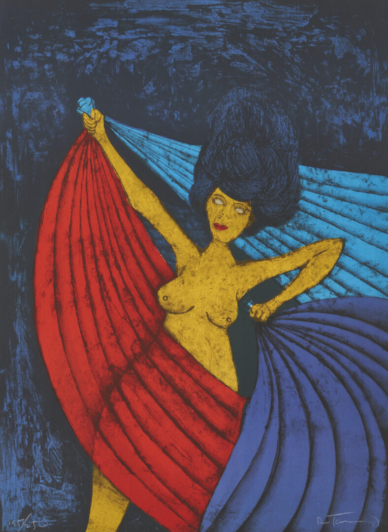 Lot 425: Rufino Tamayo Lithograph, Salome from the Metropolitan Opera Fine Art II Portfolio