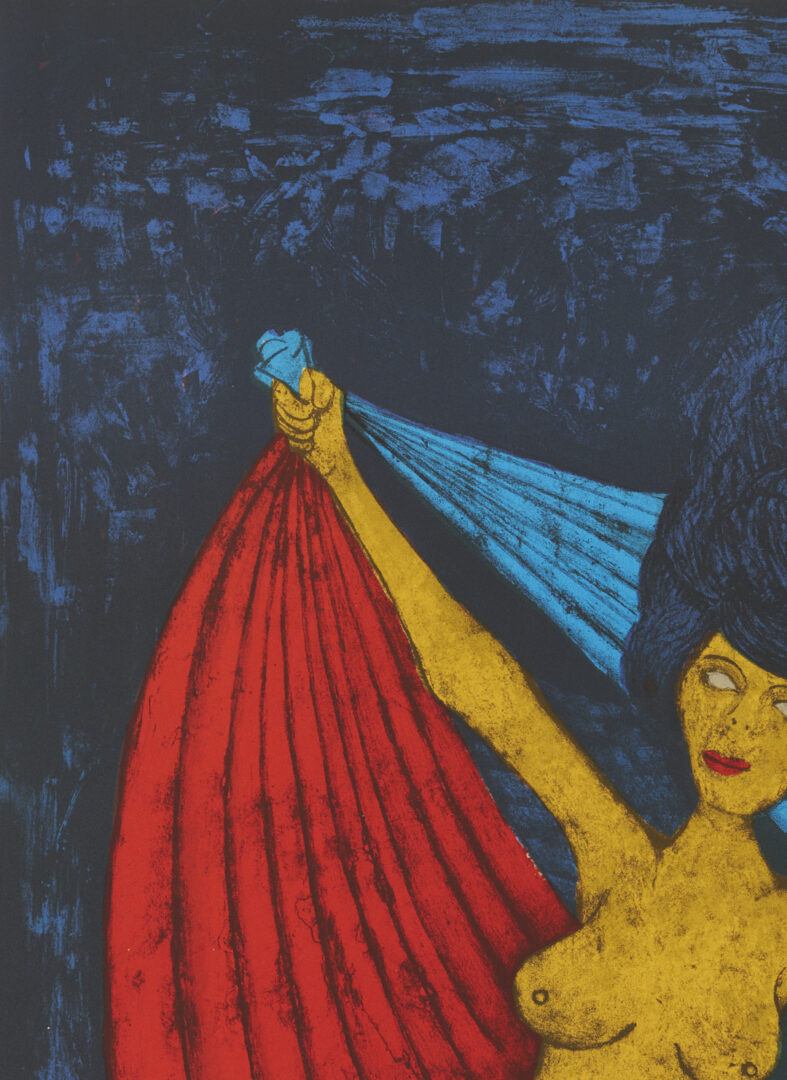 Lot 425: Rufino Tamayo Lithograph, Salome from the Metropolitan Opera Fine Art II Portfolio