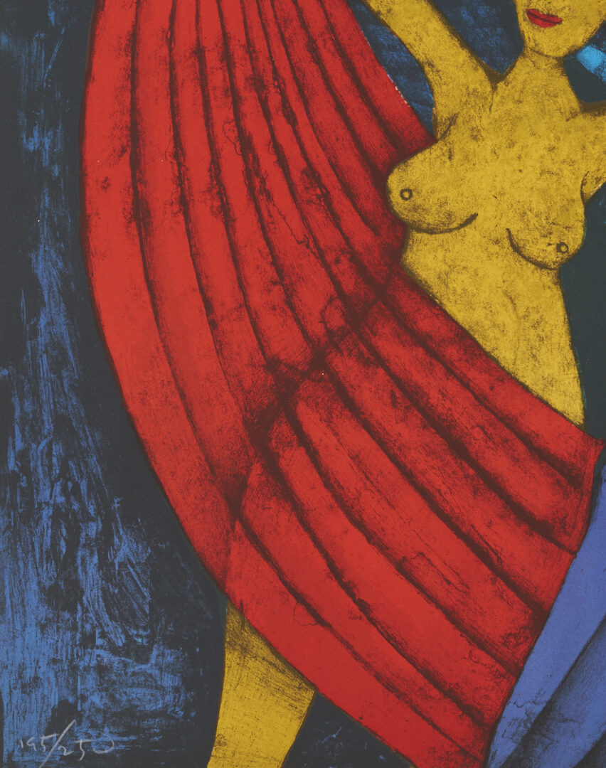 Lot 425: Rufino Tamayo Lithograph, Salome from the Metropolitan Opera Fine Art II Portfolio