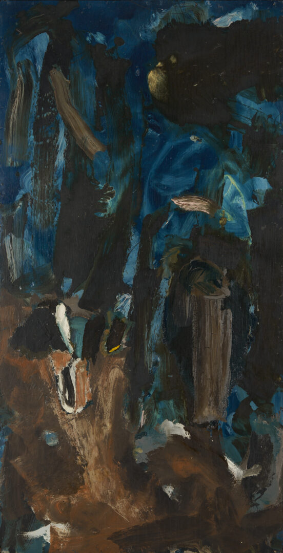 Lot 426: Large Julius Wasserstein Abstract Painting, Homeostasis, 1957