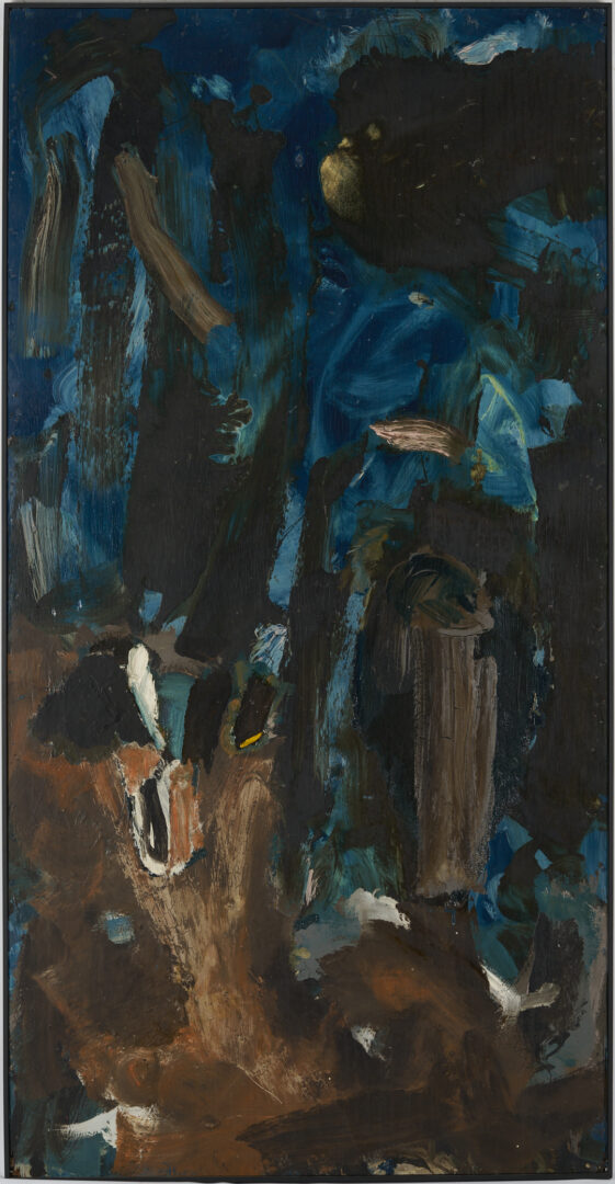 Lot 426: Large Julius Wasserstein Abstract Painting, Homeostasis, 1957