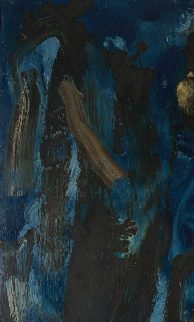 Lot 426: Large Julius Wasserstein Abstract Painting, Homeostasis, 1957