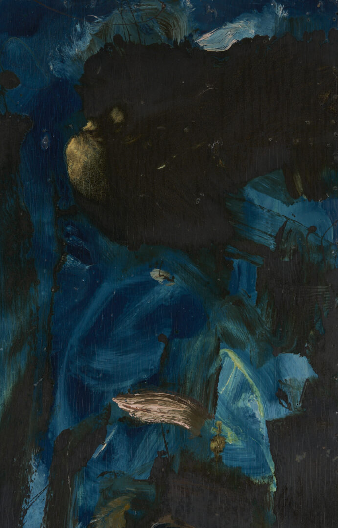 Lot 426: Large Julius Wasserstein Abstract Painting, Homeostasis, 1957