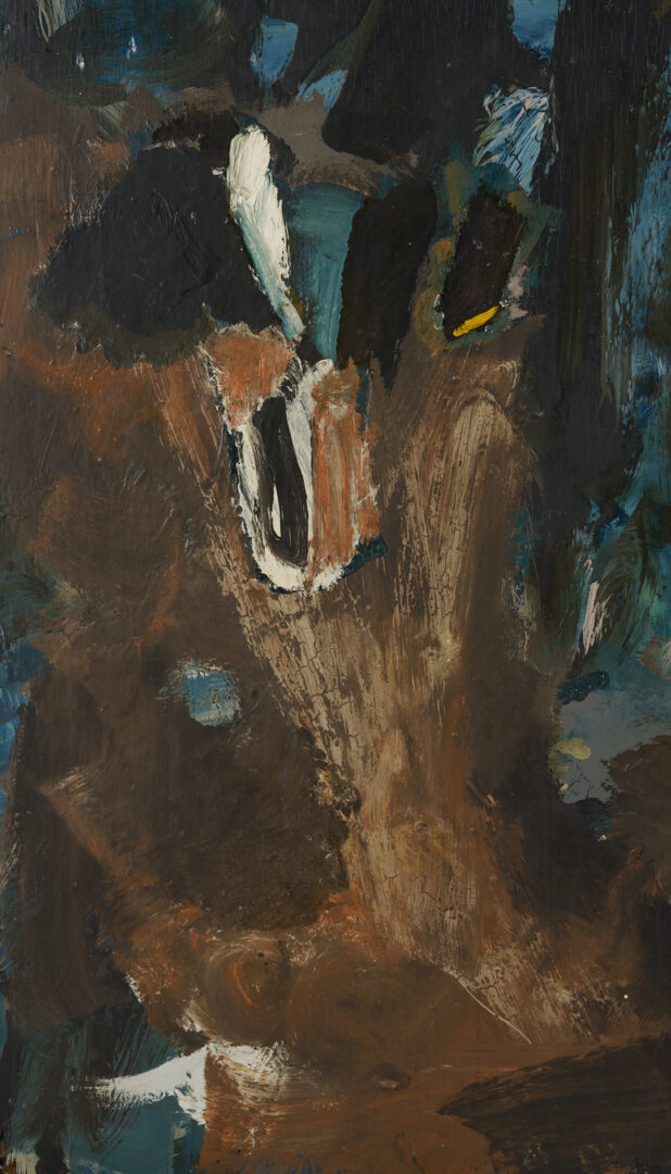 Lot 426: Large Julius Wasserstein Abstract Painting, Homeostasis, 1957