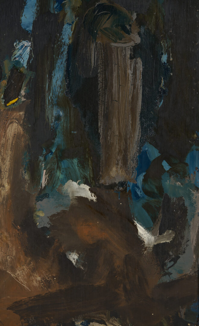 Lot 426: Large Julius Wasserstein Abstract Painting, Homeostasis, 1957