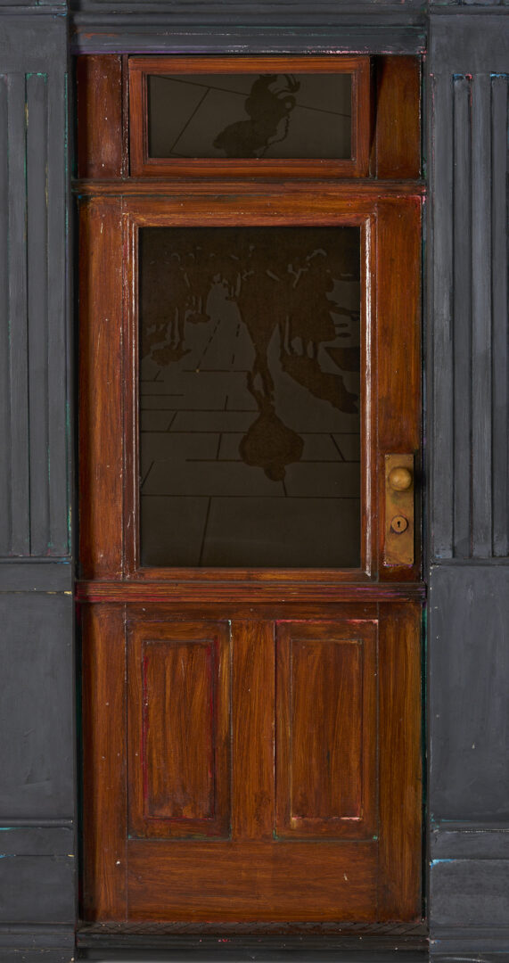 Lot 428: Large Tom Pfannerstill & Mario Muller Sculpture, Storefront w/ Limo