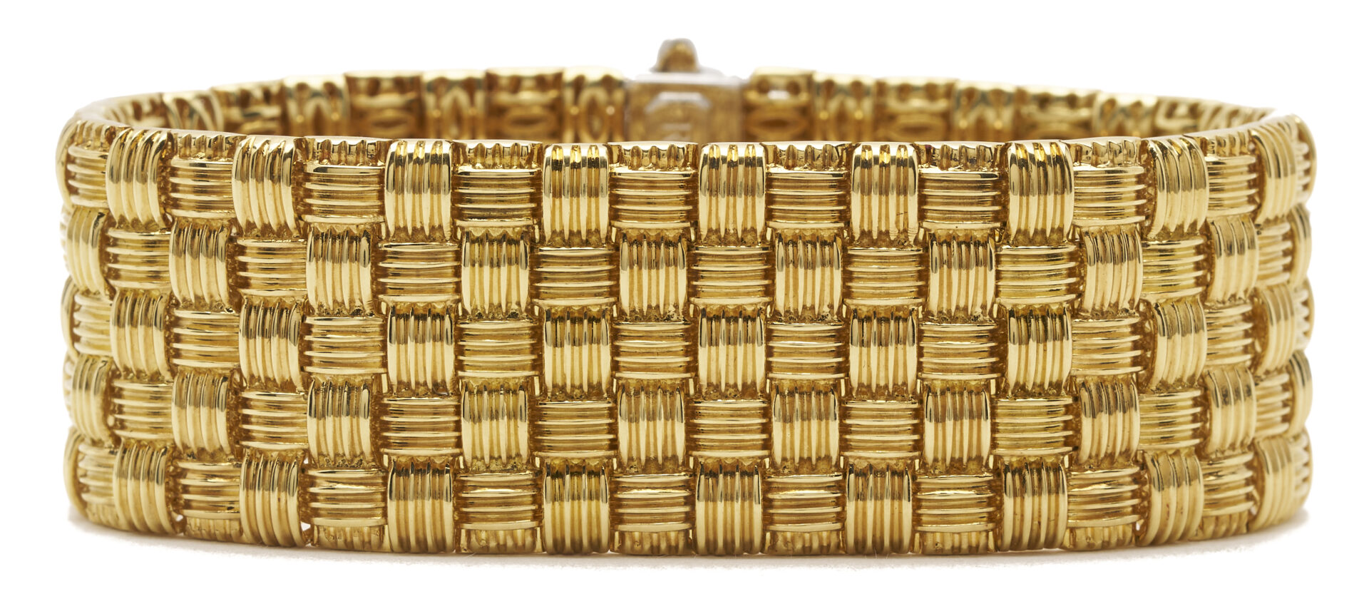 Lot 42: Roberto Coin Gold and Diamond Bracelet 18k