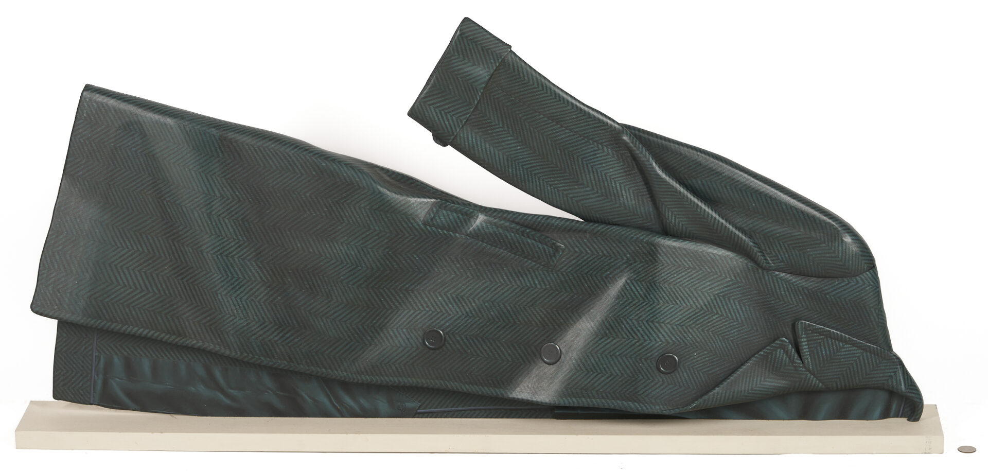 Lot 430: Ron Issacs Trompe L’oeil Half Coat Sculpture